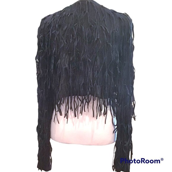 NWT - INC International Concepts Women's Fringe Jacket - Picture 4 of 8